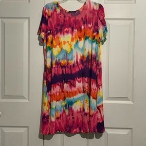 Cute tie dye dress. Size large
